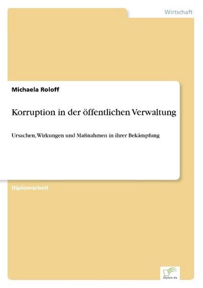 Korruption in der öffentlichen Verwaltung