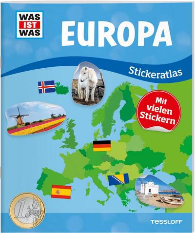 WAS IST WAS Stickeratlas Europa