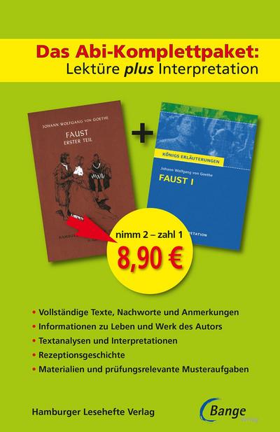 Faust I - Das Abi-Komplettpaket: Lektüre plus Interpretation