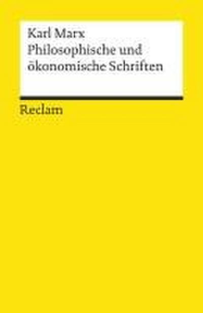 Philosophische und ökonomische Schriften