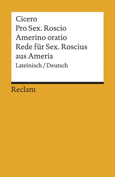 Rede für Sextus Roscius aus Ameria