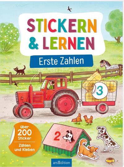 Stickern & Lernen - Erste Zahlen