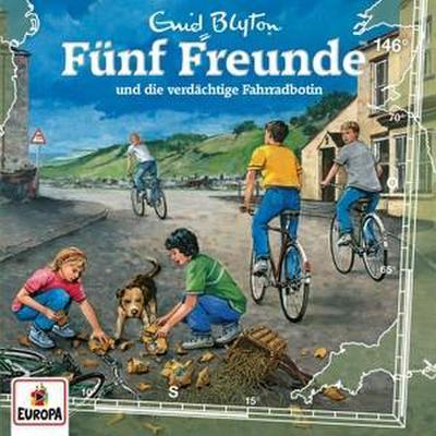 Fünf Freunde 146: Fünf Freunde und die verdächtige Fahrradbotin