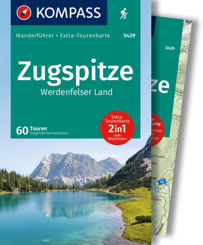 KOMPASS Wanderführer Zugspitze, Werdenfelser Land, 60 Touren mit Extra-Tourenkarte