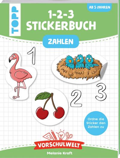 Vorschulwelt - Das 1-2-3-Stickerbuch