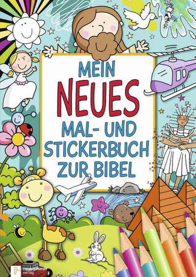 Mein neues Mal- und Stickerbuch zur Bibel