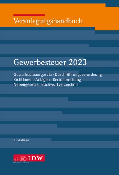 Veranlagungshandbuch Gewerbesteuer 2023 73.A.