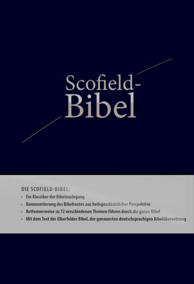 Scofield Bibel mit Elberfelder 2006 - Kunstleder