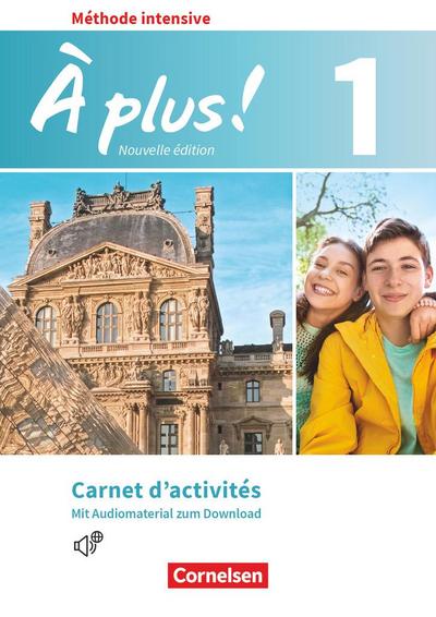 À plus! Méthode intensive Band 1 - Carnet d’activités mit Audios online