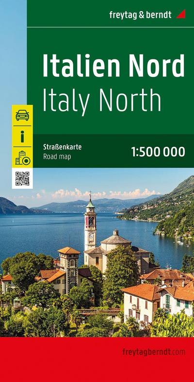 Italien Nord, Straßenkarte 1:500.000, freytag & berndt