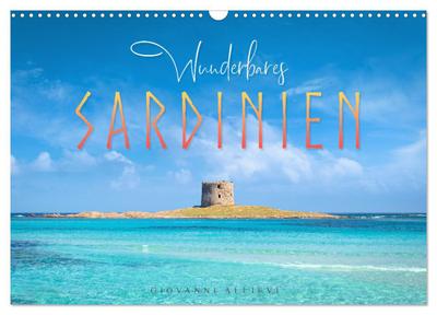 Wunderbares Sardinien (Wandkalender 2025 DIN A3 quer), CALVENDO Monatskalender