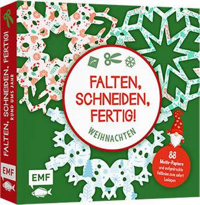 Bastelblock: Falten, Schneiden, fertig!  Weihnachten