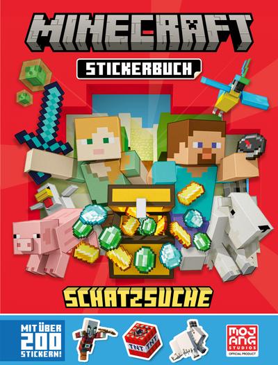 Minecraft Stickerbuch Schatzsuche