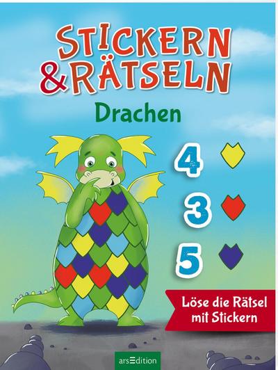 Stickern & Rätseln ab 3: Stickern & Rätseln - Drachen