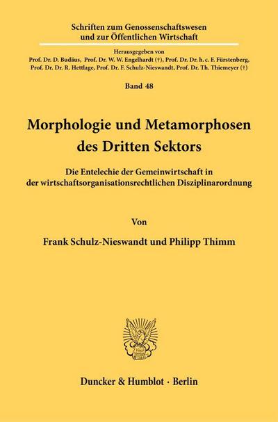 Morphologie und Metamorphosen des Dritten Sektors.