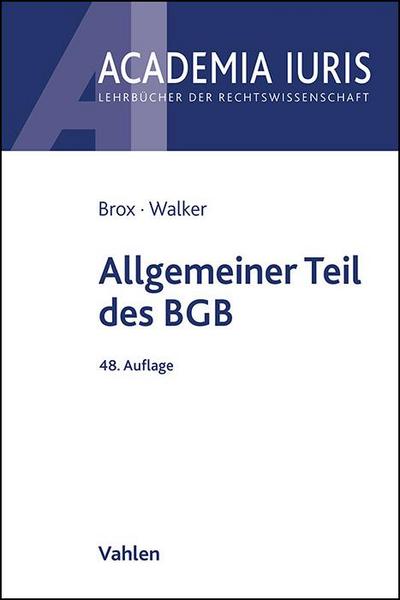 Allgemeiner Teil des BGB