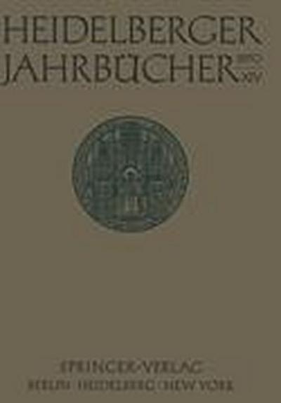 Heidelberger Jahrbücher